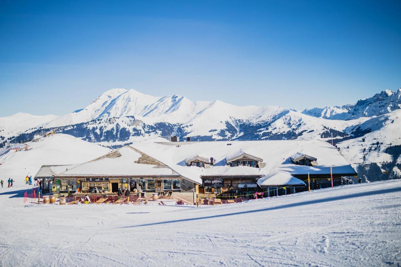 Berghotel Leiterli Lenk Bagian luar foto