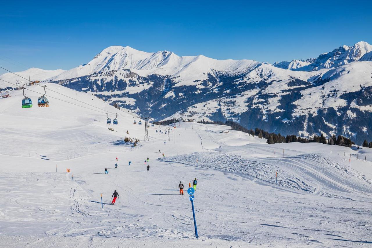 Berghotel Leiterli Lenk Bagian luar foto